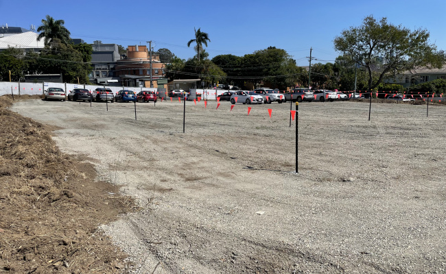 Outdoor lot parking on Hunter Street in Greenslopes Queensland