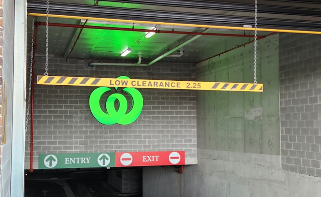 Indoor lot parking on Jack Brabham Drive in Hurstville New South Wales