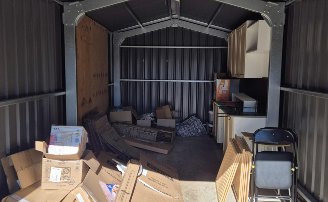 safe, leak proof, spacious shed for storage or bike, small car parking in Vermont
