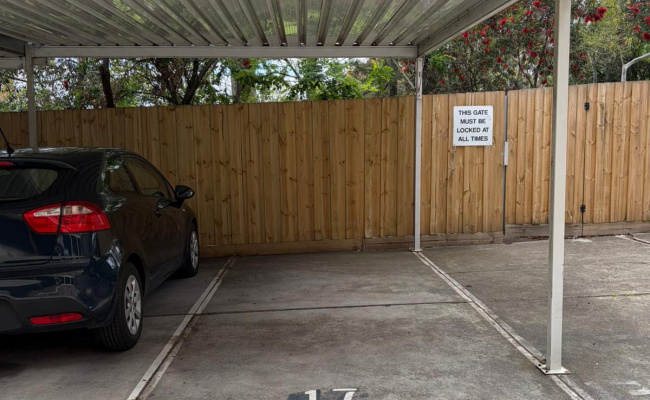 Covered Parking near Toorak Rd and Chapel Street (Como Park)