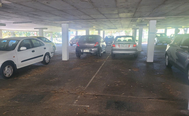 Undercover parking on King George Street in Victoria Park Western Australia