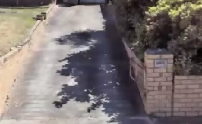 Garage and driveway