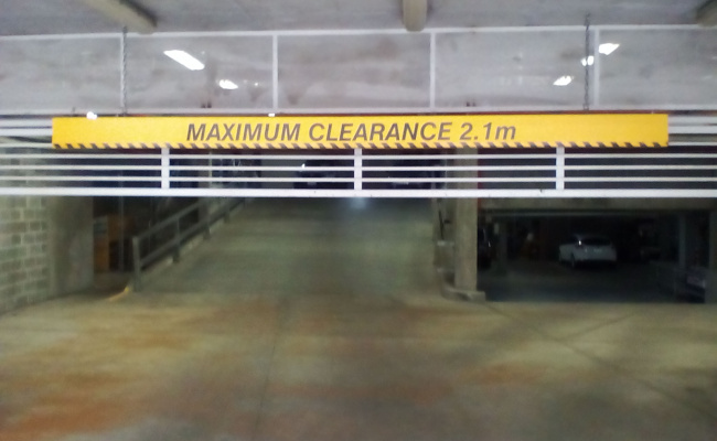 Indoor lot parking on Leveson Street in North Melbourne Victoria