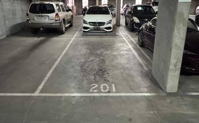 Lock up garage parking on Little Bourke Street in Melbourne Victoria