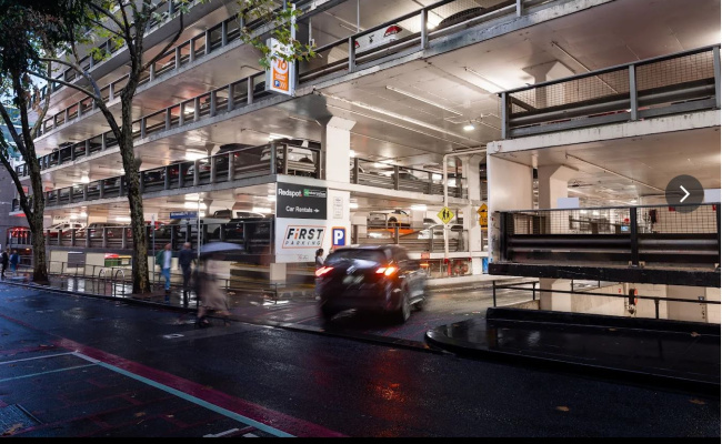 Indoor lot parking on Little Collins Street in Melbourne Victoria