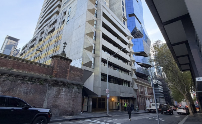 Indoor lot parking on Lt. Lonsdale Street in Melbourne CBD
