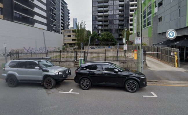 Parking on block