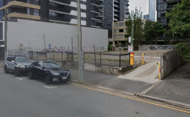 Parking on block