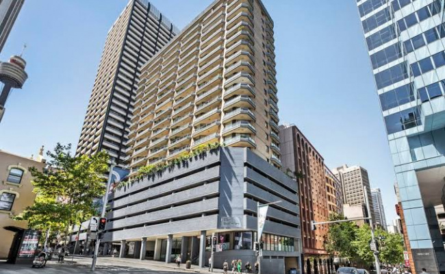 Indoor lot parking on Market Street in Sydney Central Business District New South Wales
