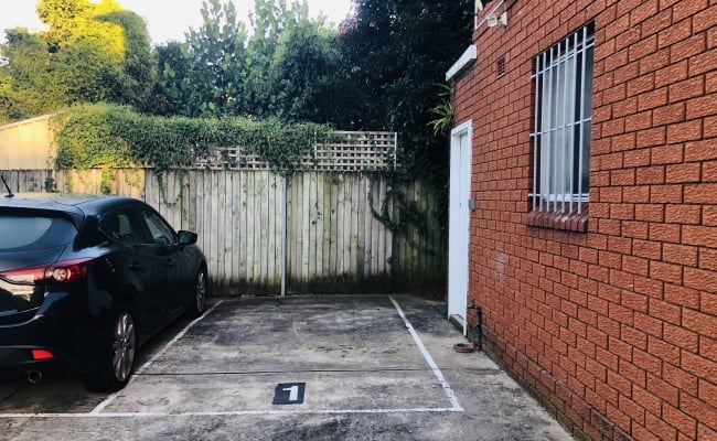 Outdoor lot parking on Marrickville Road in Marrickville New South Wales