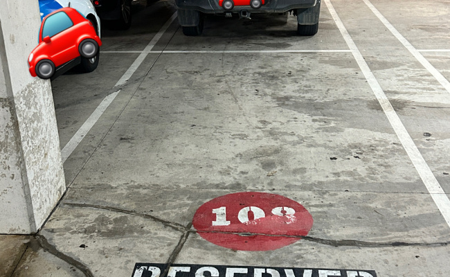 Indoor lot parking on Melbourne Street in South Brisbane Queensland