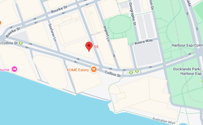Indoor lot parking on Merchant Street in Docklands Victoria
