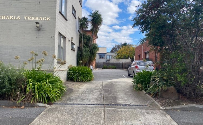 Safe, simple car space within property