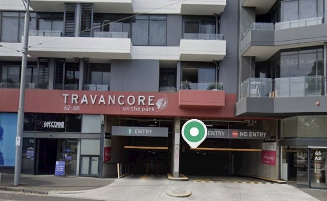 Indoor lot parking on Mt Alexander Rd in Travancore