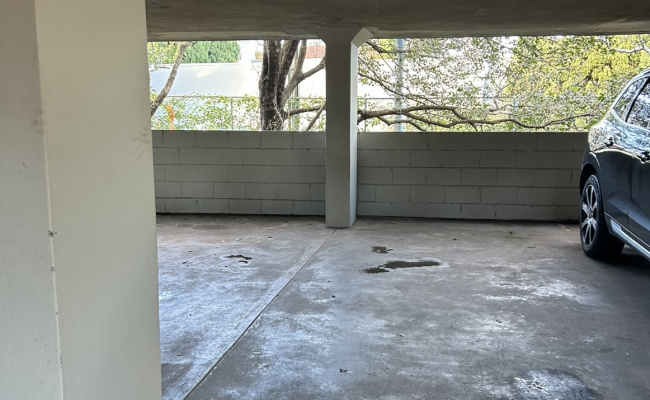 Secure, undercover parking in Rose Bay (right in front of the dog beach)- 10-15 min walk to ferry
