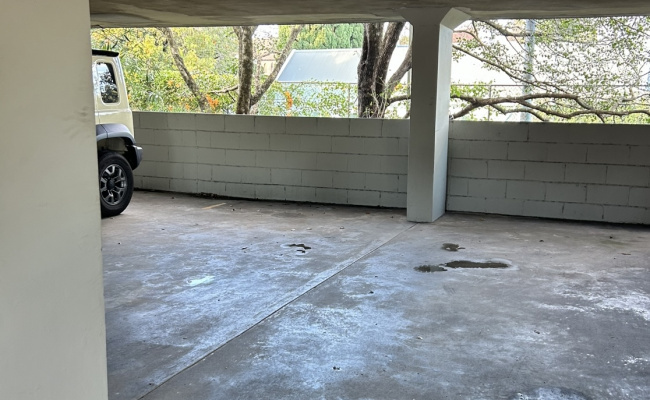 Secure, undercover parking in Rose Bay (right in front of the dog beach)- 10-15 min walk to ferry