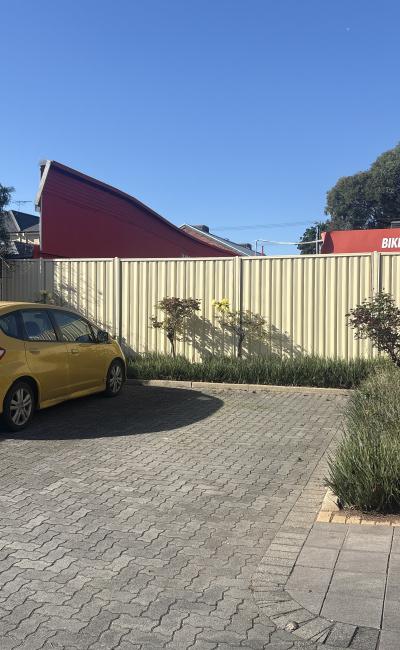 Private gated off driveway parking on North Terrace in College Park South Australia