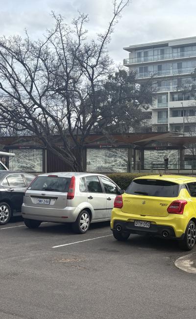 Outdoor lot parking on Northbourne Avenue in Braddon Australian Capital Territory