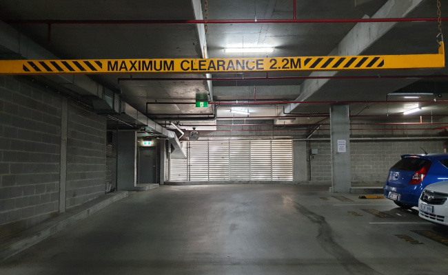 Indoor lot parking on Northbourne Avenue in Turner Australian Capital Territory