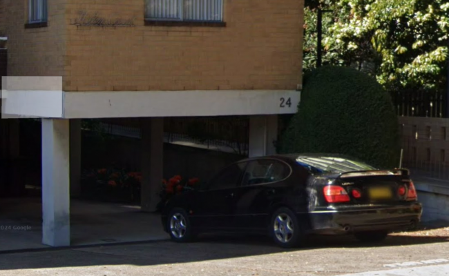 Carport parking on Ocean Street North in Bondi New South Wales