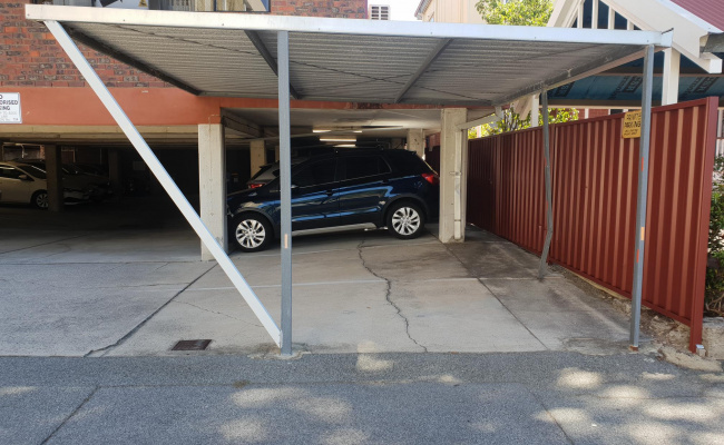 Undercover parking on Ord Street in West Perth Western Australia