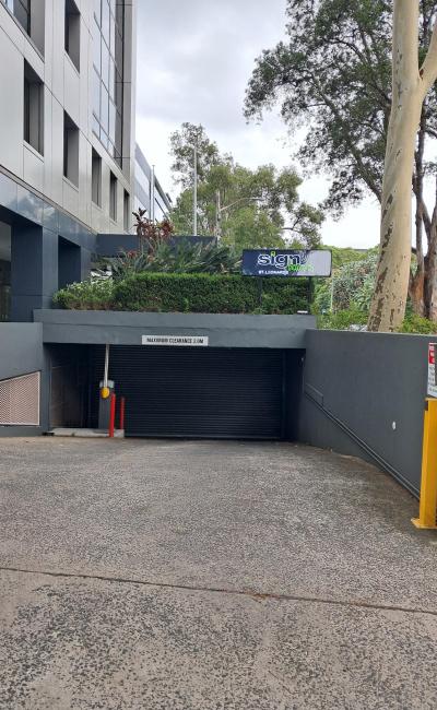 Indoor lot parking on Pacific Highway in Greenwich New South Wales