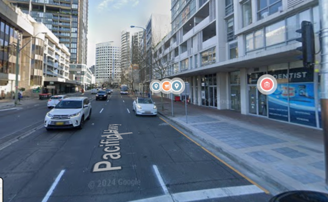 Indoor lot parking on Pacific Highway in St Leonards New South Wales