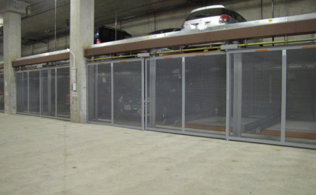 Car Stacker parking on Peel Street in Windsor Victoria