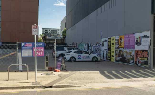 Outdoor lot parking on Pirie Street in Adelaide South Australia
