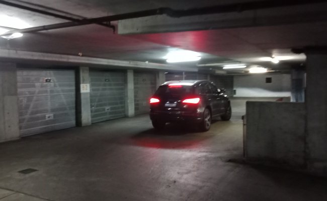 Lock up garage parking on Pitt Street in Sydney Central Business District New South Wales