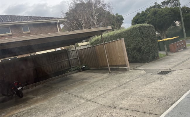 Residential car space in Carnegie, walking distance from the station