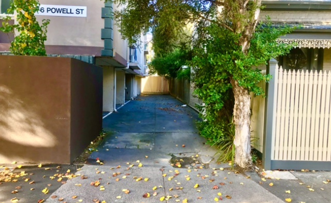 Undercover parking on Powell Street in South Yarra Victoria