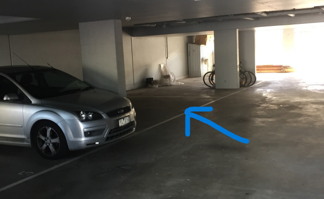 Under cover parking minutes from CBD