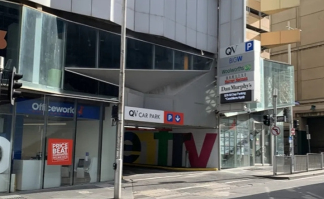 Indoor lot parking on QV Carpark in Lonsdale St