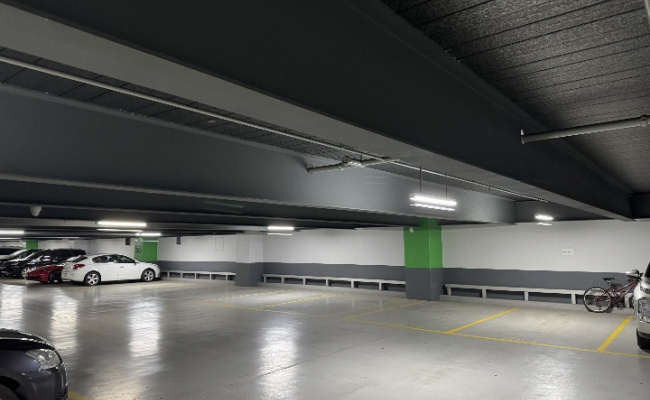 Indoor lot parking on QV Carpark in Lonsdale St