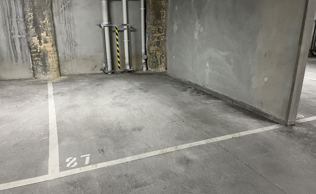 Indoor lot parking on Rathdowne Street in Carlton Victoria