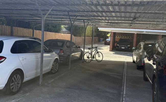 Undercover parking on Rathmines Road in Hawthorn East Victoria