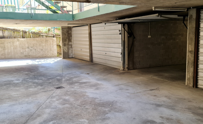 Lock up garage parking on Ridley Street in Auchenflower Queensland
