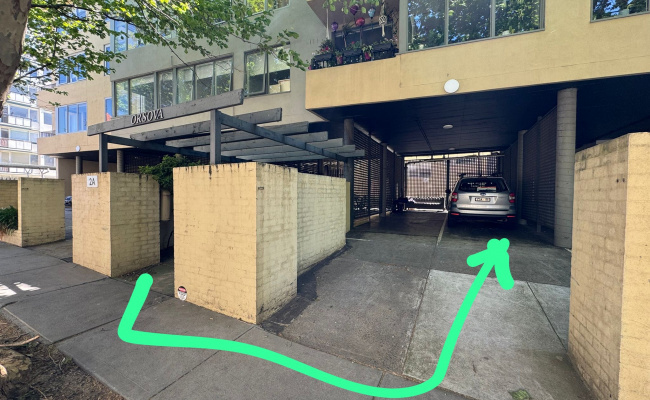 Covered Parking Space on Robe Street, St Kilda