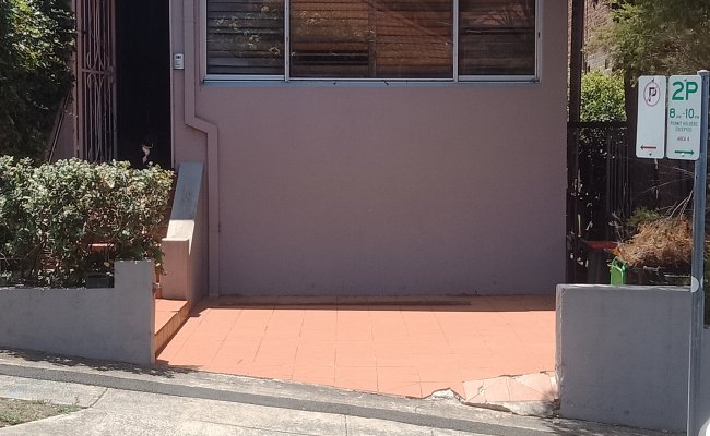 Driveway parking on Roscoe Street in Bondi Beach New South Wales