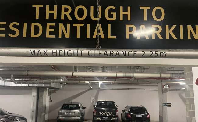 Secure Underground Car Bay Opposite Claremont Train Station at Essence Apartment Complex