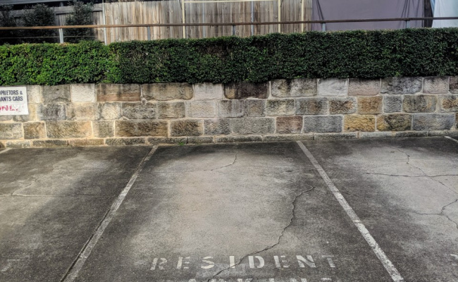Outside parking on Sloane Street in Summer Hill New South Wales