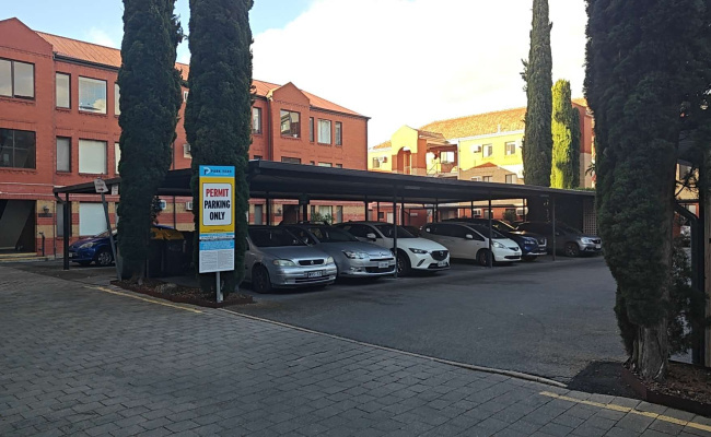 Undercover parking on South Terrace in Adelaide South Australia