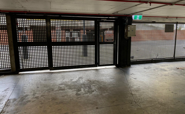 Wide undercover car space with remote access. Fits 2 cars.