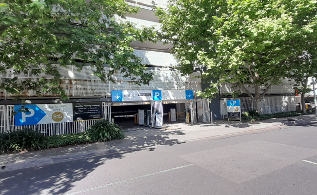 Indoor lot parking on St Kilda Road in Melbourne Central Business District Victoria