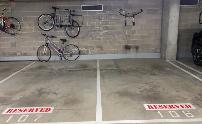 Indoor lot parking on St Kilda Road in Melbourne Victoria