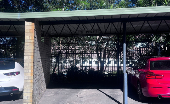 Undercover parking on St Marks Road in Darling Point New South Wales
