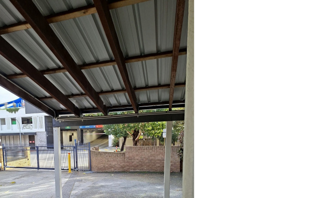 Carport parking on Stirling Street in Perth Western Australia
