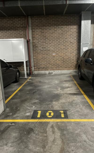 Indoor lot parking on Sussex Street in Sydney Central Business District New South Wales