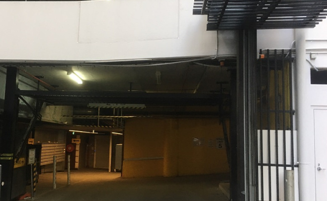 Indoor lot parking on Swanston St in Carlton
